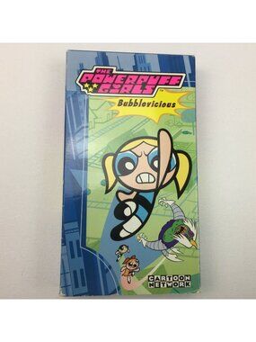 VHS Cartoon Network The Powerpuff Girls Bubblevicious Tape 5 Cartoons 61 Minutes